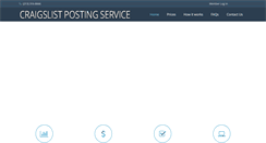 Desktop Screenshot of craigslistpostingservice.com