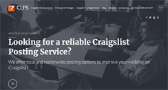 Desktop Screenshot of craigslistpostingservice.net